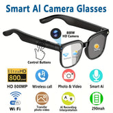 New Smart Wireless Ai 8-megapixel HD camera glasses with 1080p