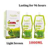 100% Black Hair Covering White Natural Apple Hair Color Cream