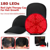 LED Infrared Hair Growth Cap Red & Blue Light Scalp Therapy Hat USB Rechargeable