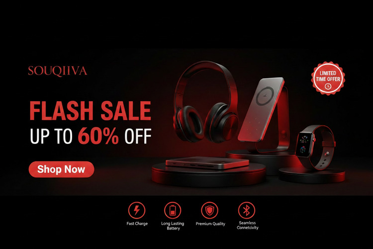 Souqiva Flash Sale Banner
