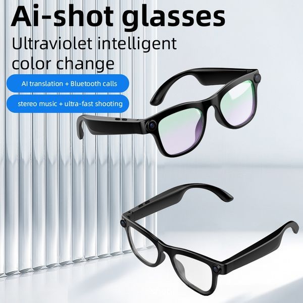 New Smart Wireless Ai 8-megapixel HD camera glasses with 1080p