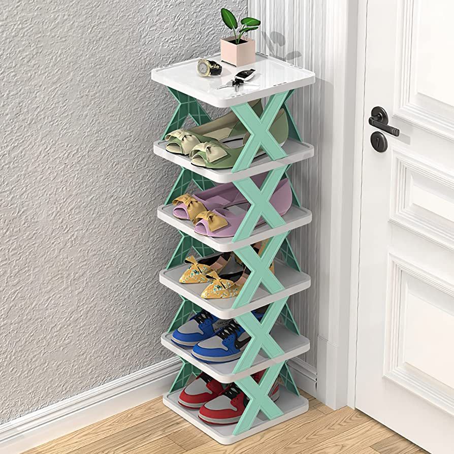 X-Shaped Detachable Folding Shoe Racks