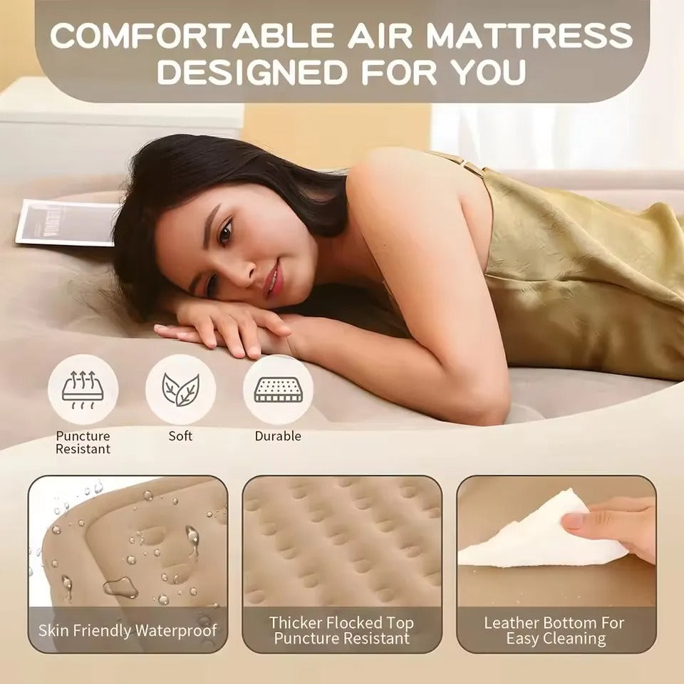 PVC Luxury Inflatable Sleeping Mattress