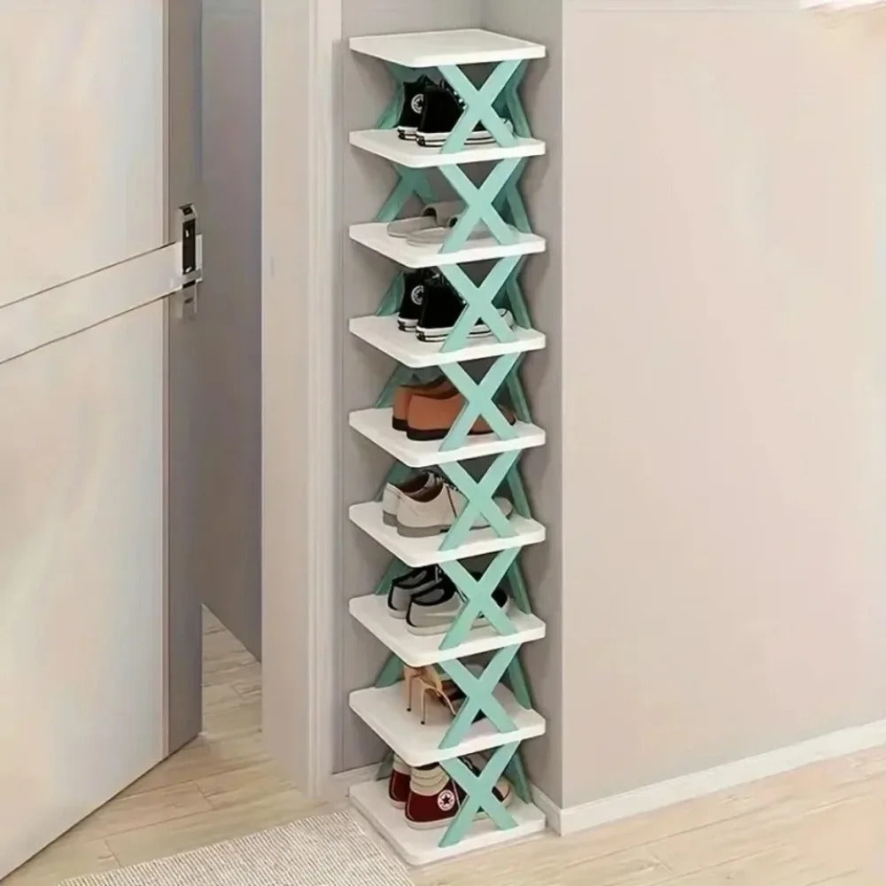 X-Shaped Detachable Folding Shoe Racks