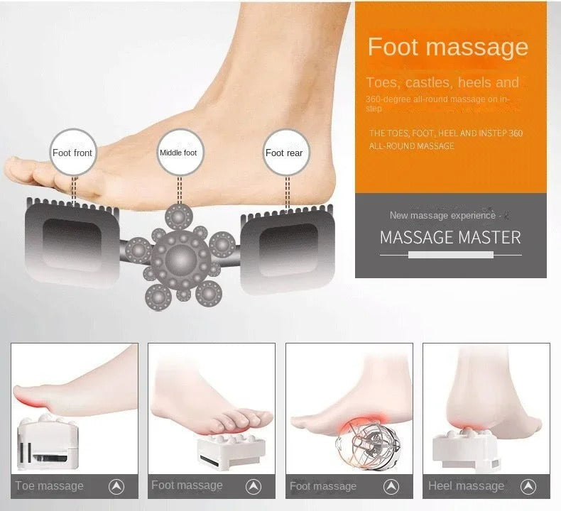 Fully Automatic Foot & Calf Kneading Massager, Leg Shaping Device, Ideal Wellness Gift